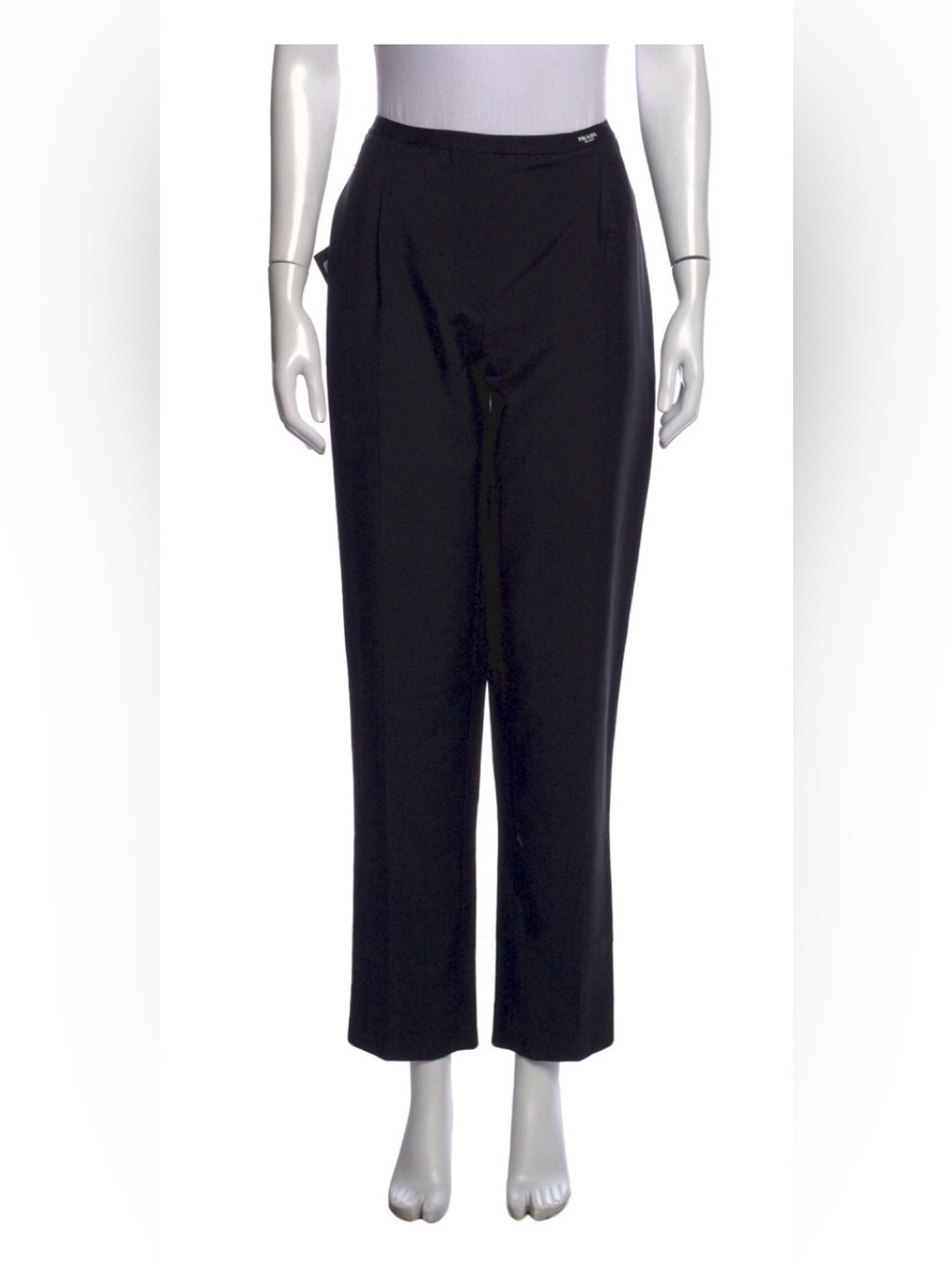 Prada mohair Black Tailored  Pants